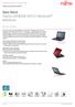 Data Sheet Fujitsu LIFEBOOK UH572 Ultrabook Notebook