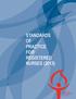 STANDARDS OF PRACTICE FOR REGISTERED NURSES (2013)