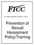 Prevention of Sexual Harassment Policy/Training