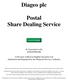Diageo plc. Postal Share Dealing Service