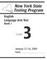 English Language Arts Test Book 1
