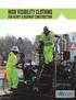 HIGH VISIBILITY CLOTHING FOR HEAVY & HIGHWAY CONSTRUCTION