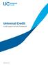 Universal Credit. Local Support Services Framework