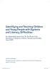 Identifying and Teaching Children and Young People with Dyslexia and Literacy Difficulties