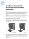 Dell E Series Monitor VESA Mounting Bracket Installation Instructions