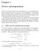 Chapter 1. Vector autoregressions. 1.1 VARs and the identi cation problem