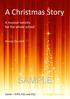 A Christmas Story. A musical nativity for the whole school. Wendy Churchill SAMPLE. Junior EYFS, KS1 and KS2 Limelight Musicals