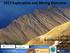 2013 Exploration and Mining Overview