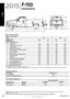 F-150. Dimensions F-150. Body Dimensions REGULAR CAB (1) Interior Volume. Fuel Tank Capacity I/J K L N/O. 74 September 2014 RE&T: 2015 Source Book