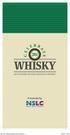Presented by. 002-1074 Whisky Booklet 2014 (R2).indd 1 2/25/14 2:21 P