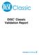 DiSC Classic Validation Report