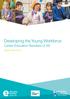 Developing the Young Workforce. Career Education Standard (3-18)