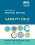 Information on. Abortion Services. www.sandyford.org. Telephone 0141 211 8130 1