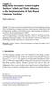 Chapter 2 Hong Kong Secondary School English Teachers Beliefs and Their Influence on the Implementation of Task-Based Language Teaching