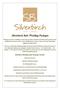 Silverbirch Style Wedding Packages