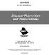 Disaster Prevention and Preparedness