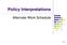 Policy Interpretations