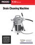 Drain Cleaning Machine