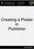 Create a Poster Using Publisher