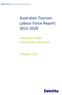 Australian Tourism Labour Force Report: 2015-2020. Australian Trade Commission, Austrade
