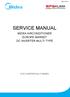 RMI-1103-A SERVICE MANUAL MIDEA AIRCONDITIONER EUROPE MARKET DC INVERTER MULTI TYPE R DC INVERTER MULTI SERIES
