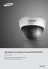 High Resolution Day & Night Dome Camera SCD-2020/2040/2021 User Guide ENGLISH