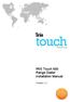IRIS Touch 600 Range Dialler Installation Manual. Version 1.3