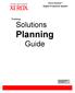Xerox Nuvera Digital Production System. Finishing Solutions Planning Guide. December 2004 701P42973