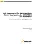 LLC Resonant AC/DC Switched-Mode Power Supply using the MC56F8013 and MC56F8257