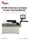 AU480 Chemistry Analyzer In-Lab Training Manual