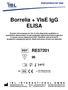 Borrelia + VIsE IgG ELISA