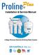 RPlus. Installation & Service Manual. 5-Stage Reverse Osmosis Drinking Water System. Plus