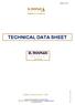 TECHNICAL DATA SHEET