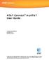 AT&T Connect myat&t User Guide Integrated Edition Version 9.0 January 2011