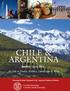 CHILE & ARGENTINA. An Ode to Poetry, Politics, Landscape & Wine MARCH 12-23, 2015. Featuring Professor Raymond Craib, Associate Professor of History