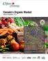 Canada s Organic Market National Highlights, 2013
