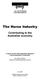 The Horse Industry. Contributing to the Australian economy. A report for the Rural Industries Research and Development Corporation
