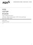GCSE HISTORY 8145/2B. Paper 2 Shaping the nation 2B Britain: power and the people: c1170 to the present day with British depth studies.