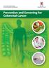 Cancer Expert Working Group on Cancer Prevention and Screening. Prevention and Screening for Colorectal Cancer