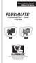 FLUSHMATE FLUSHMATE FLUSHOMETER - TANK SYSTEM. Owner s Service Manual 503 and 504 Series
