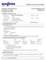 MATERIAL SAFETY DATA SHEET. In Case of Emergency, Call 1-800-888-8372. Syngenta Crop Protection, LLC Post Office Box 18300 Greensboro, NC 27419
