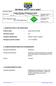 MATERIAL SAFETY DATA SHEET