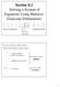 Section 8.2 Solving a System of Equations Using Matrices (Guassian Elimination)