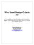Wind Load Design Criteria 3.0