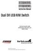 Dual DVI USB KVM Switch