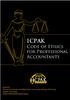 Code of Ethics for Professional Accountants. ICPAK Code of Ethics for Professional Accountants