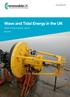 Wave and Tidal Energy in the UK