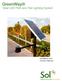 GreenWay Solar LED Path and Trail Lighting System. Installation and Owner s Manual