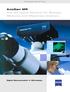 AxioCam MR The All-round Camera for Biology, Medicine and Materials Analysis Digital Documentation in Microscopy