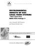 ENVIRONMENTAL IMPACTS OF ECO- LOCAL FOOD SYSTEMS